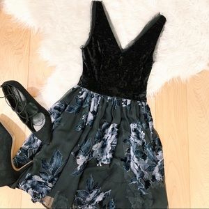 Black velvet dress | Altar’d State